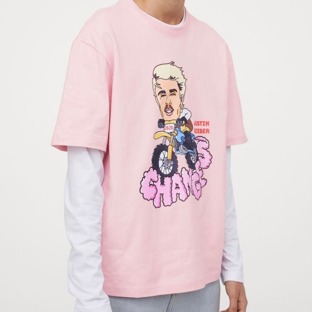 JUSTIN BIEBER 2020  H&M Changes Merch Sz L